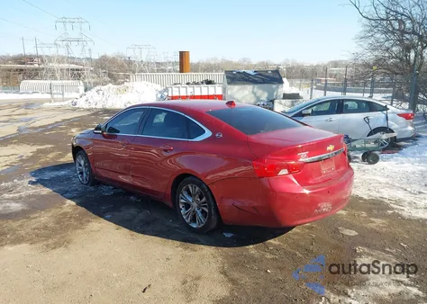 2014 Chevrolet Impala 2Lt из США, поврежденный, VIN 2G1125S36E9105621